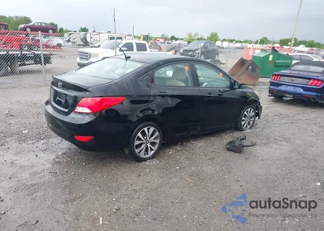 2017 Hyundai Accent Value Edition from USA, damaged, VIN KMHCT4AE5HU348348